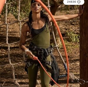 FP Movement Free Throw Onesie in Dark Olive Size S